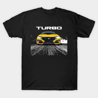 Turbo JDM Spoon FK8 Hatch anime style T-Shirt